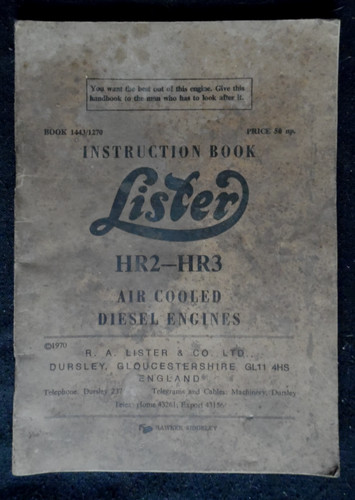 Vintage instruction book for - instruction,