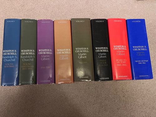 Winston churchill 8 volumes - winston,