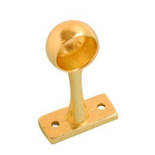 Wardrobe Rail Chrome or Brass 2- 8 Ft Clothes Rail Tube Closet Rail Tube Hanging