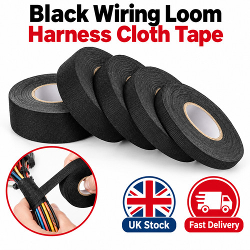 Black wiring loom harness - wiring,