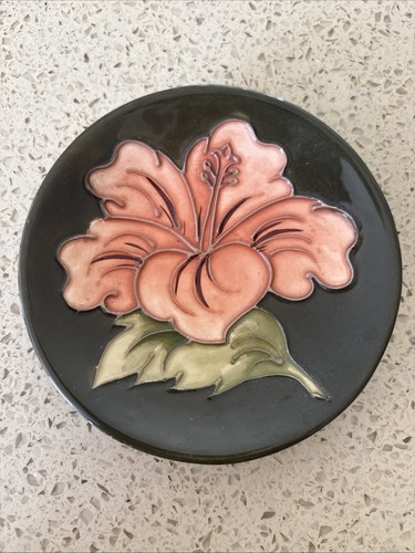 Moorcroft hibiscus pin - moorcroft,