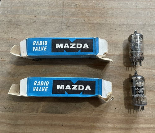 Mazda ecc82 radio valve vacuum - radio,