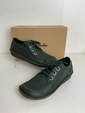 Clark’s leather funny dreams dark green uk 7.5 d