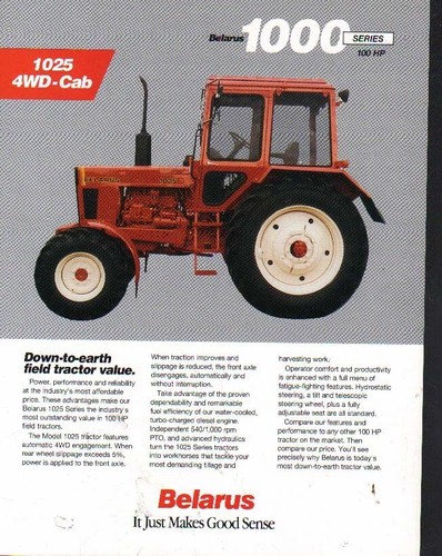Belarus 1000 series tractor - belarus,