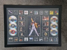 Freddie Mercury Signed Photo Print Poster In A Magnetic Picture Frame