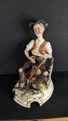 Vintage capodimonte figure - vintage, on