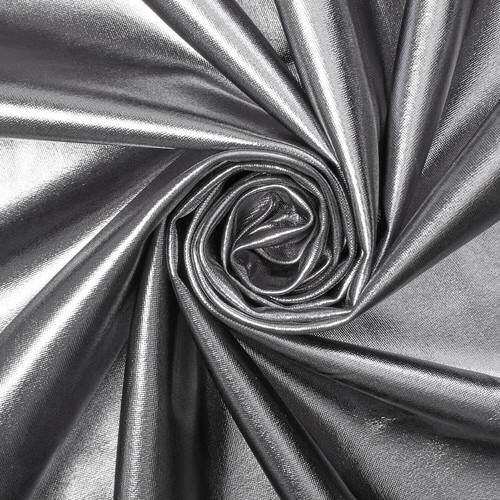 Metallic stretch foil lame - stretch,