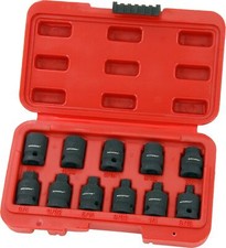 Drain Pipe Plug Impact Socket Set 11pc 3/8" Drive