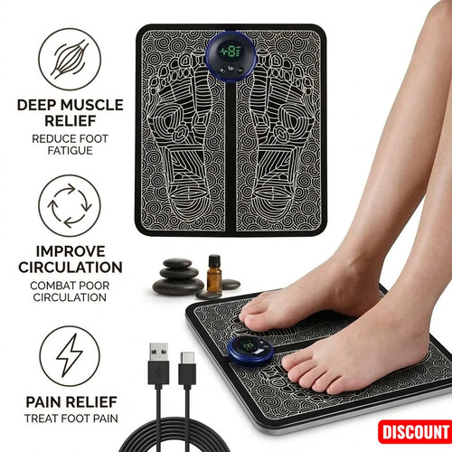 Ems foot massager mat electric - ems,