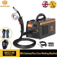 145AMP MIG Welder 230V No Gas Flux Cored Wire IGBT Inverter Welding Machine Mini