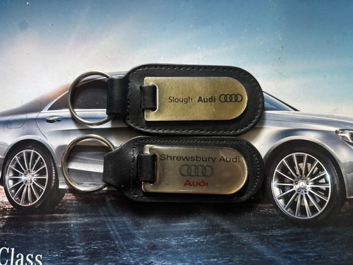Two genuine audi keyrings - genuine,