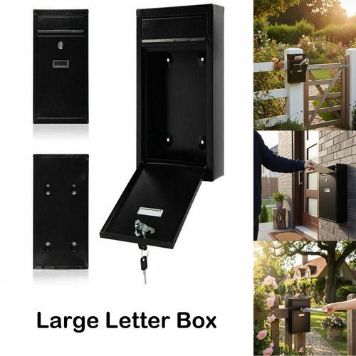 Large letter box post with - letter,