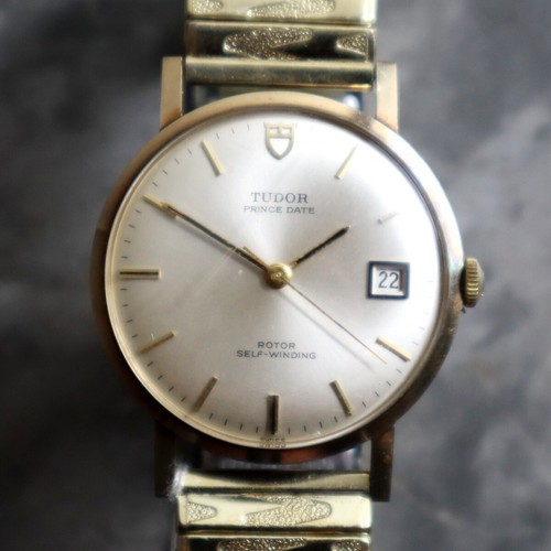 Vintage 9ct tudor prince date - vintage,