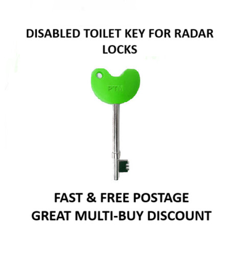 Disabled toilet key - disabled,
