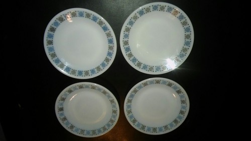 Jaj pyrex chelsea side plates - pyrex,