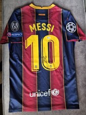 Messi BECKETT Witnessed Signed