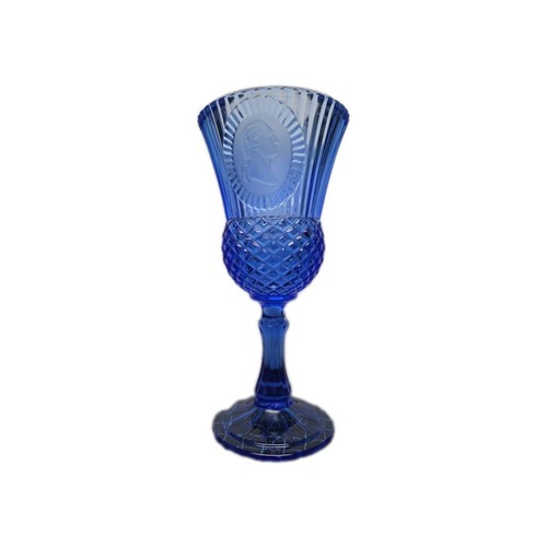 Avon goblet blue - 70's,