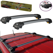 MITSUBISHI SHOGUN LOCKABLE CROSS BARS ROOF BAR RACK 80 KG LOADING CAPACITY 2006+