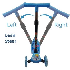 3 Wheel Kids Scooter Child Kick Flashing LED Light Up Push Adjustable