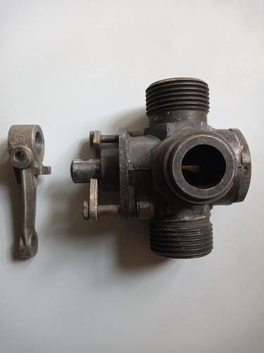 Three way vintage fuel tap - way,