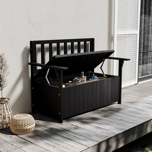 Outdoor wooden storage - storage, deck