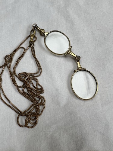 Antique lorgnette gold - antique,