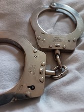 Rare original Hiatt Police Hand Cuffs