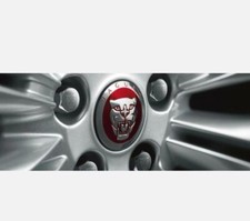 Wheel Centre Badge (single) Red Growler - C2D12326 - Genuine Jaguar