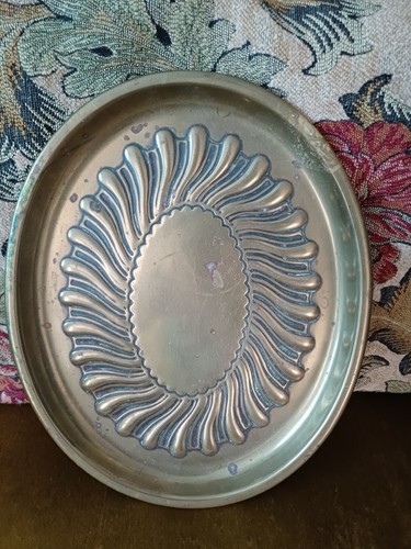 Oval brass tray - oval,
