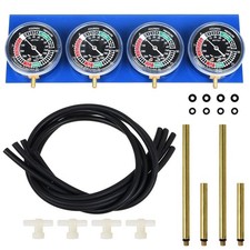 Motorcycle Carb Carburettor Vacuum Balancer Synchronizer Gauge 2/4 Cylinder Kit