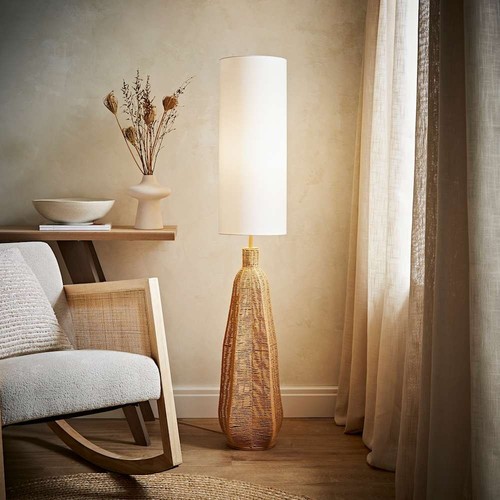Una rattan wicker midi - rattan, floor