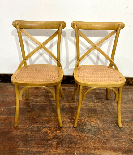 Pair dining chairs - dining, /