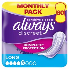 Incontinence Pads Long 80 Pads