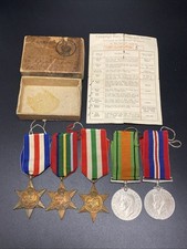 Original WW2 British Naval Medal Group Including Pacific Star