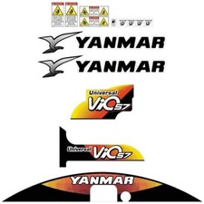 Decal Sticker Set Yanmar Vio57 Digger Excavator Decal Set