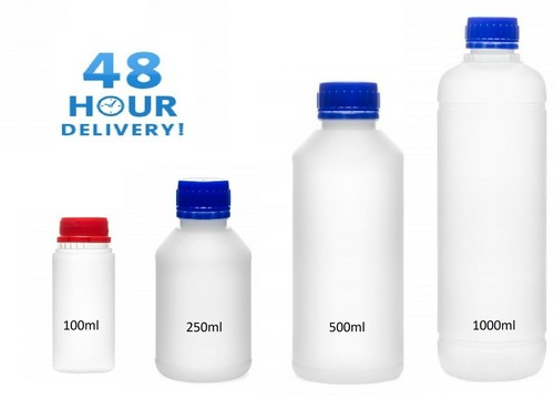 Plastic bottles natural hdpe - natural,
