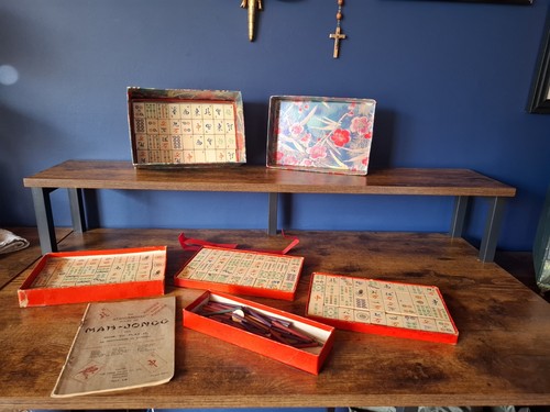 Vintage mah jongg - jongg, set