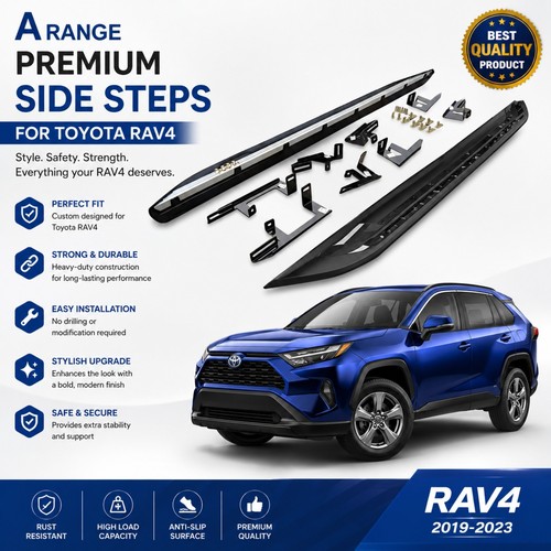 2pcs fixed running board side - running,