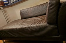 Leather Sofa, Chaise Longue