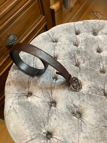 Gucci signature print - gucci, belt