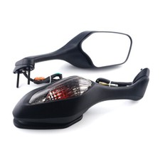 Fold Rearview Mirrors With Turn Signals LED For Honda VFR1200 2010-2012 Smoke