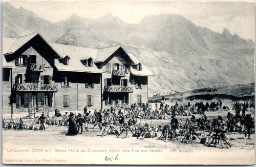 Lautaret stop of - le, alpine
