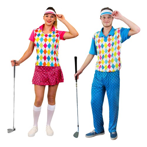 Couples golfer costumes - golfer,