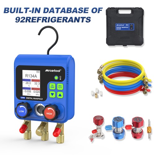 Hvac digital manifold gauge - hvac,