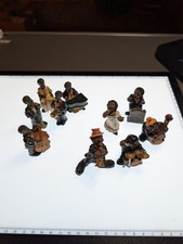 Collection of 10 Vintage statuets Jazz Blues figures Harvest Hamlet