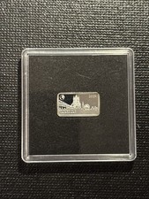 2019 Fine Silver (999) Proof Half Dollar Bar 2.5g London.