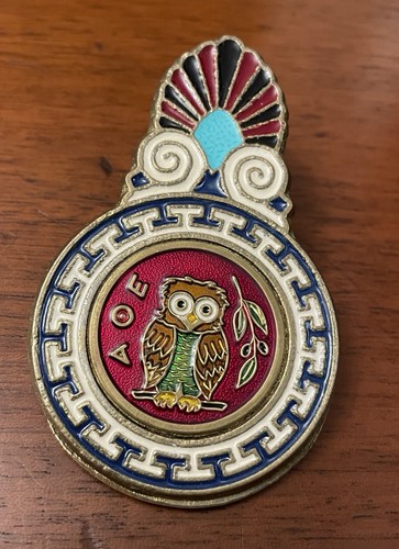 Vintage greek athena owl - owl, money