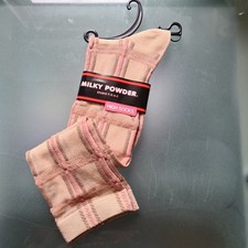 Powder Pink Plaid / Checkered High Socks