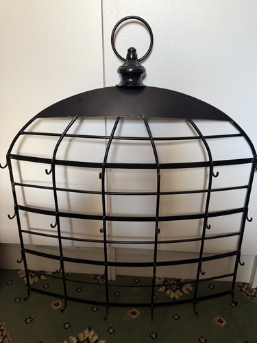 Black coated metal - black, wall