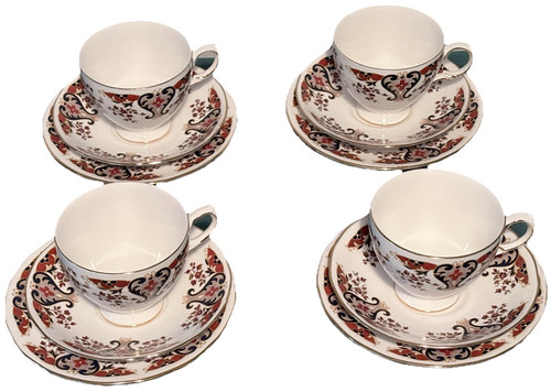 Colclough royale tea trios - colclough,